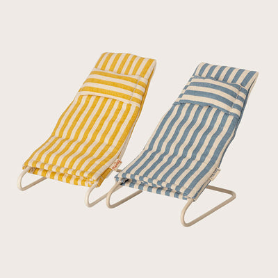 Set de sillas de playa rayas Maileg