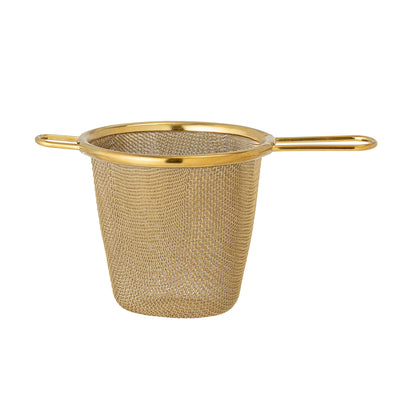 Colador de Té cesta dorado