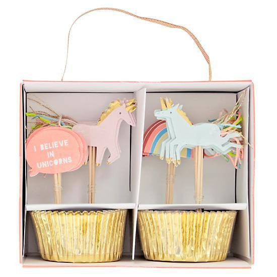 Cupcake kit unicornios - La Fiesta de Olivia