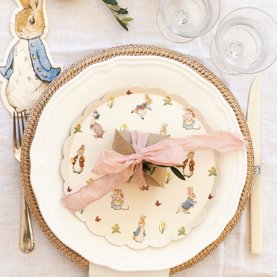 A table inspired by Peter Rabbit