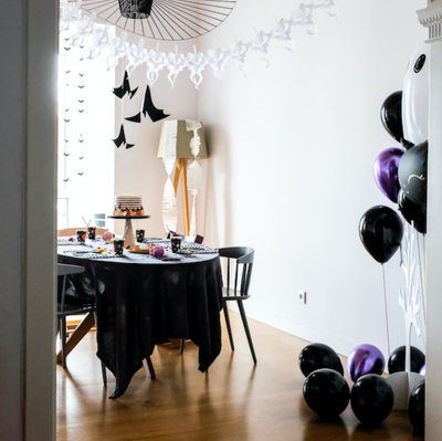 A Halloween party at home with the little ones