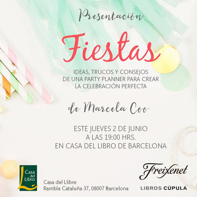 I want to invite you to the presentation of FIESTAS: my new book