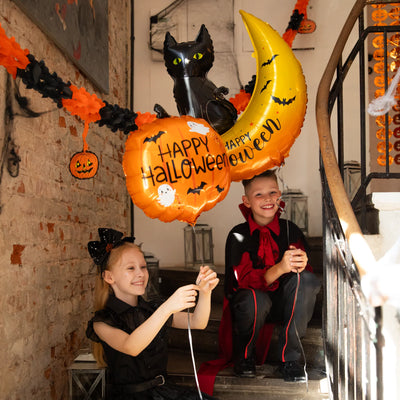 Globo foil calabaza Happy Halloween
