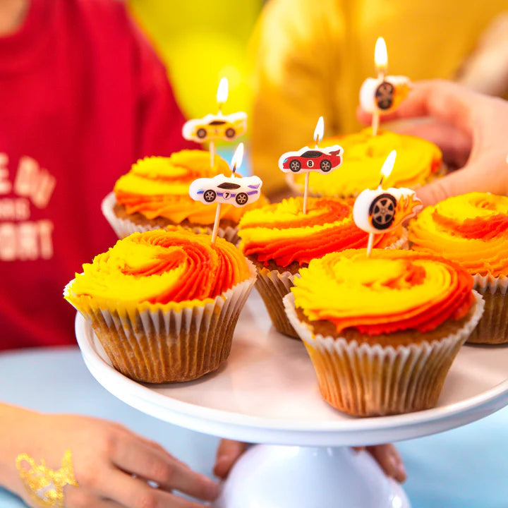 Velas coches de carreras / 5 uds. – La Fiesta de Olivia