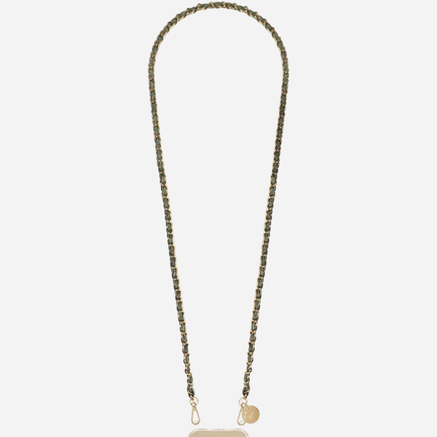 Cali mobile chain gold Khaki – La Fiesta de Olivia