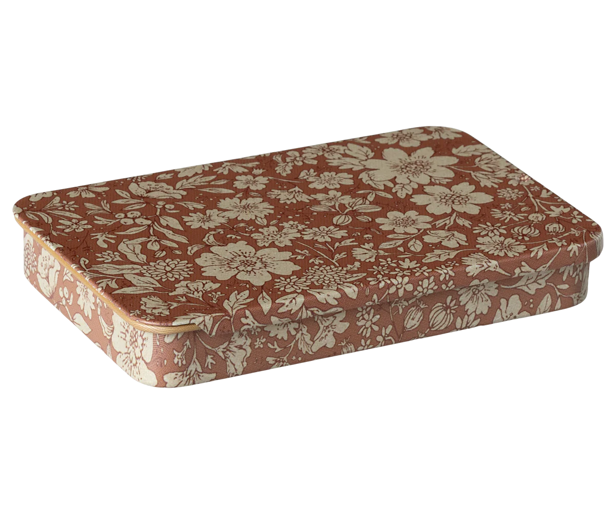 Caja metal con tapa corredera Blossom Rosa