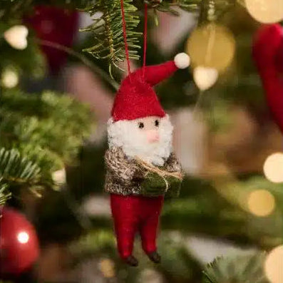 Santa's helper ornament