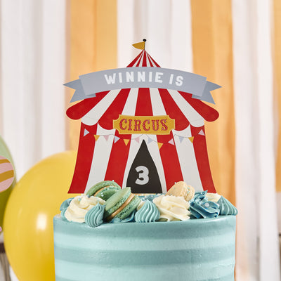 Topper para pastel Circus