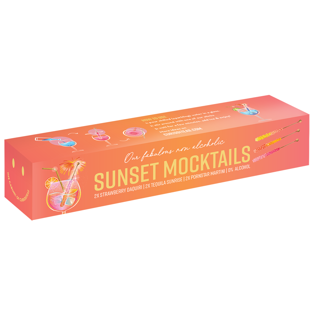 Mocktails Sticks misturam 0% de álcool