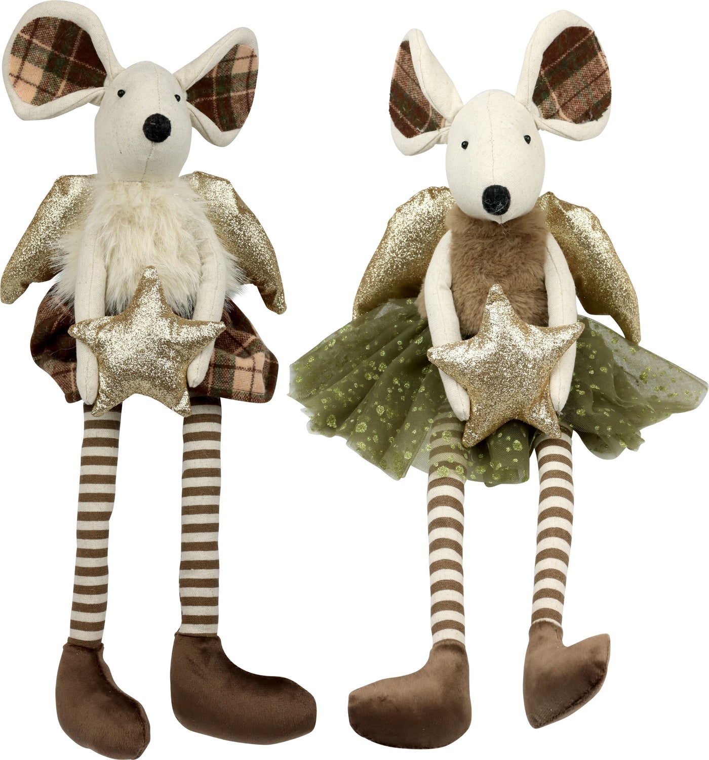 Figuras Ratoncitos Navideños