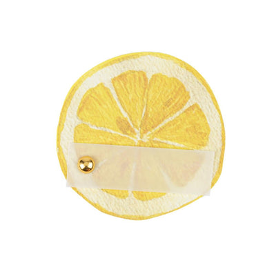 Tarjetas de Lugar Dolce Vita Papel Amarillo Ø6cm