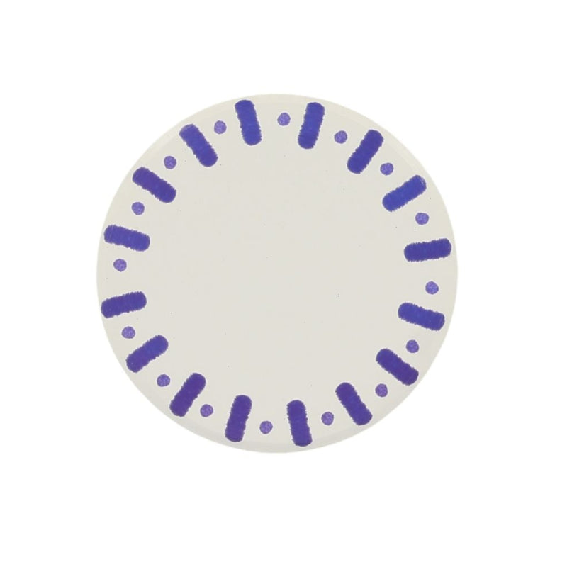 platos pequeños para mezclar cartulina azul y blanca ø18cm