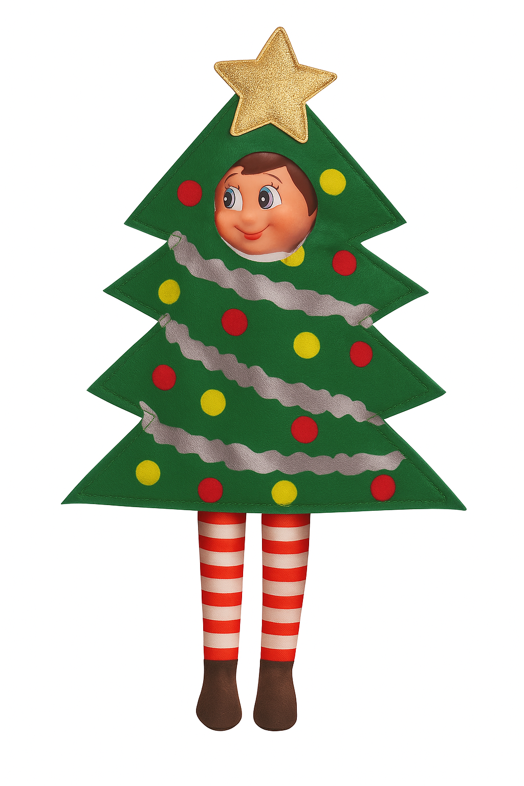 Mini disfraz para Elfo árbol de navidad