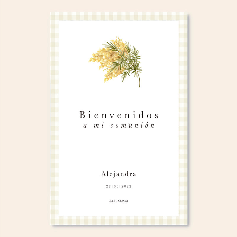 Mimosa Vichy personalized poster