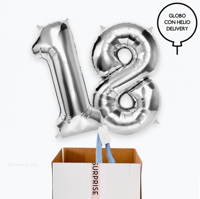 Buquê de balões inflados Happy Birthday  preto