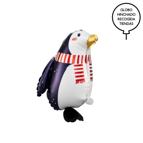 Walking penguin BASIC inflated with helium<br>