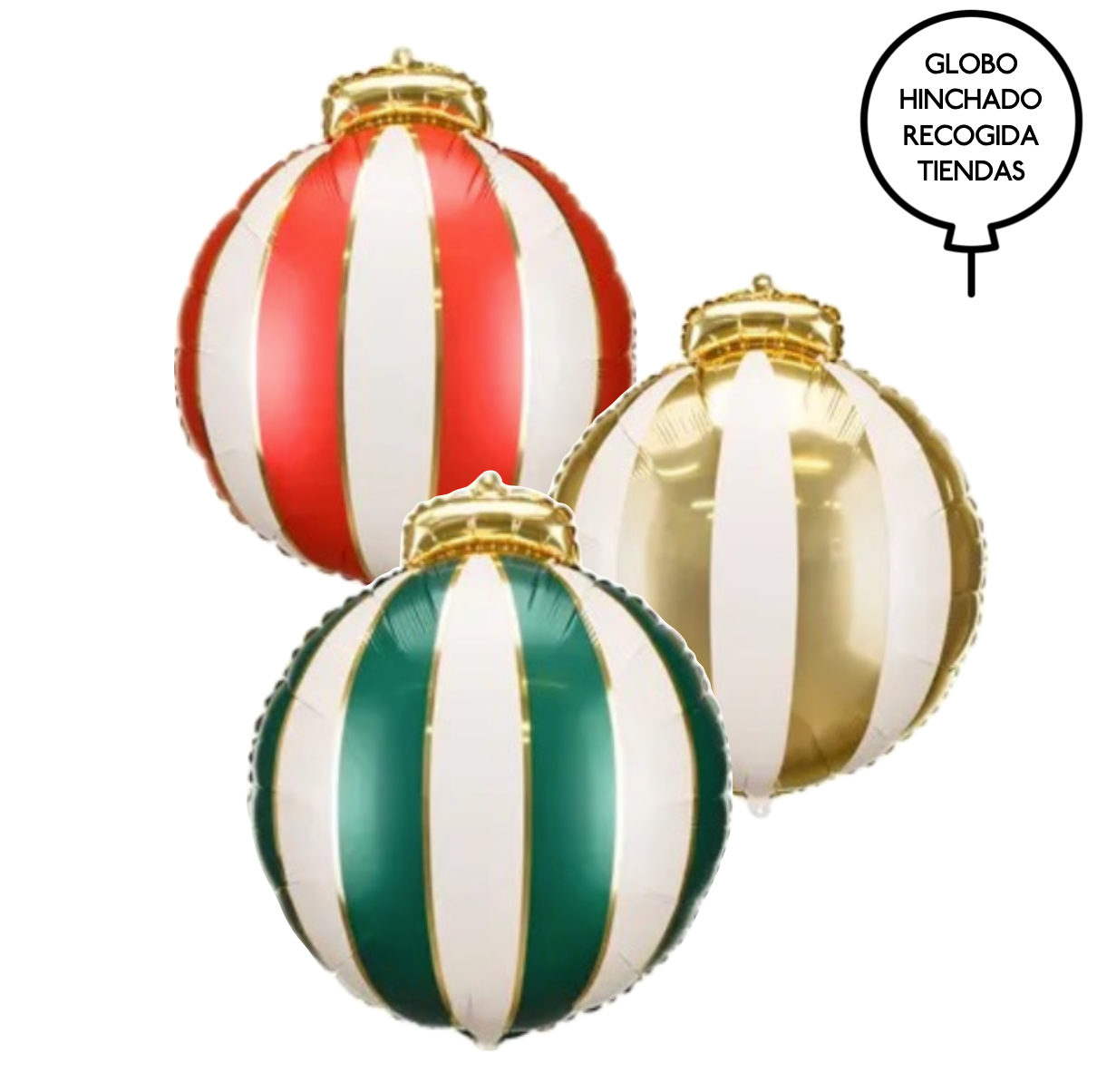 Balões estrela BASIC personalizados inflados com hélio