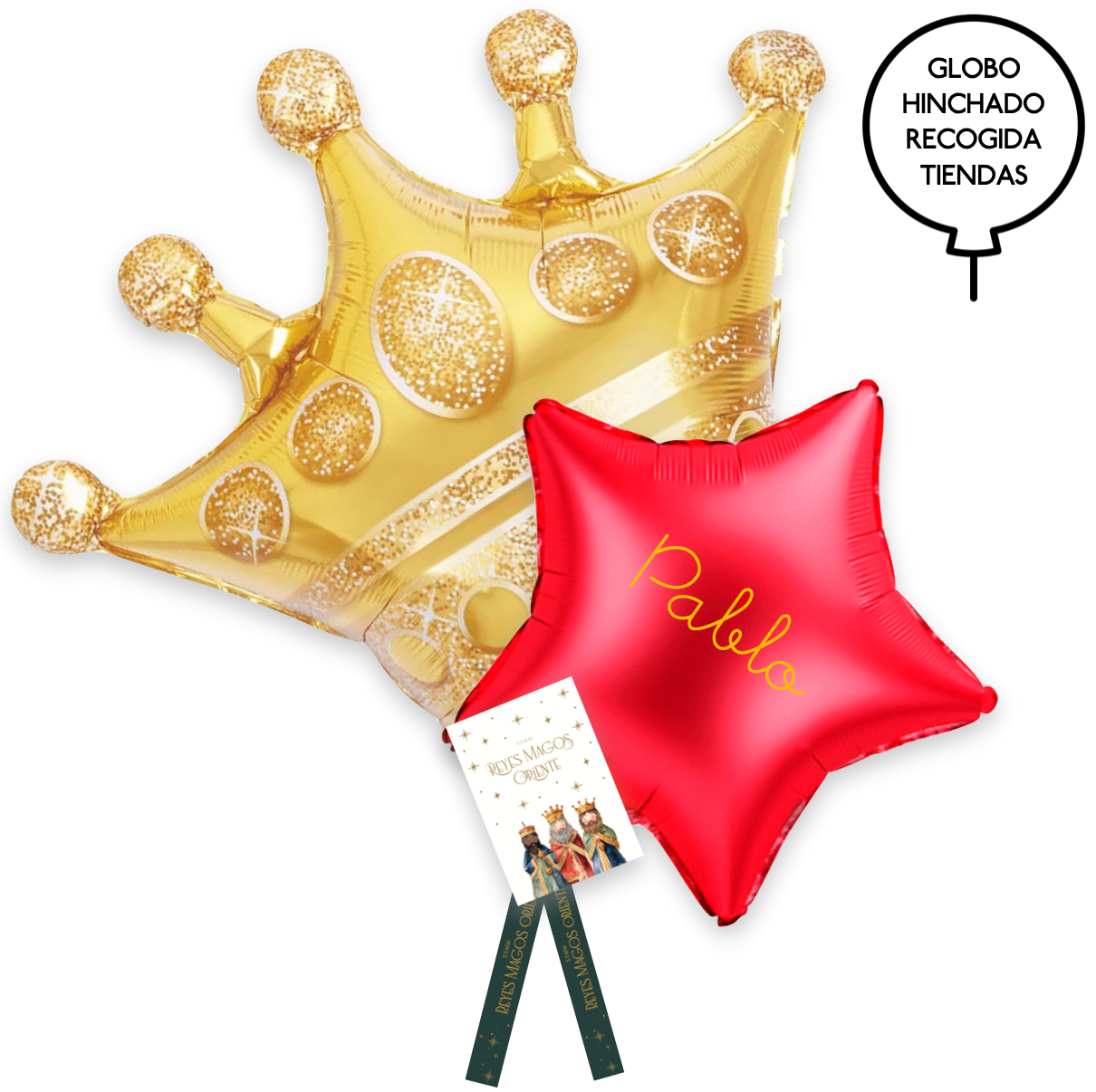 Bouquet corona y estrella roja HELIO