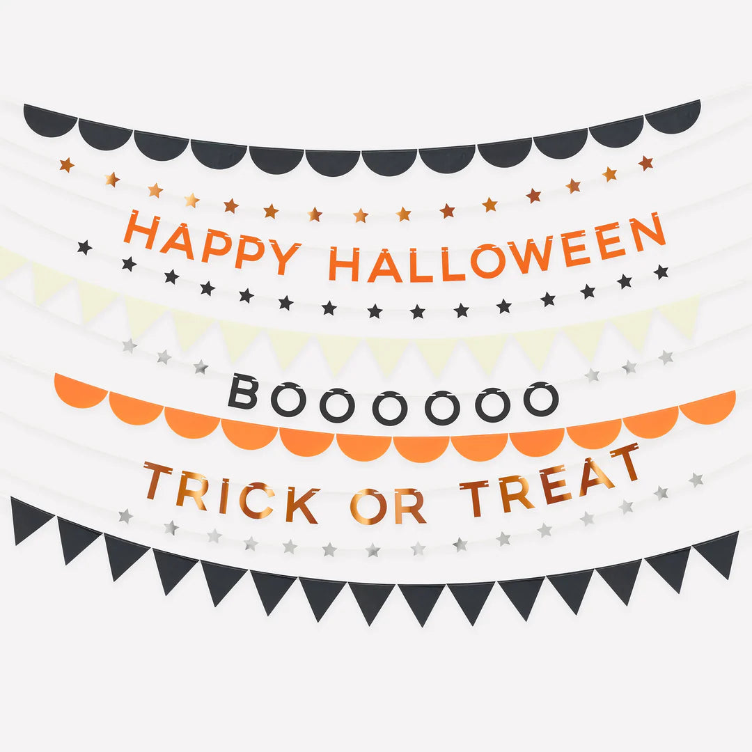Garland set Happy Halloween vintage