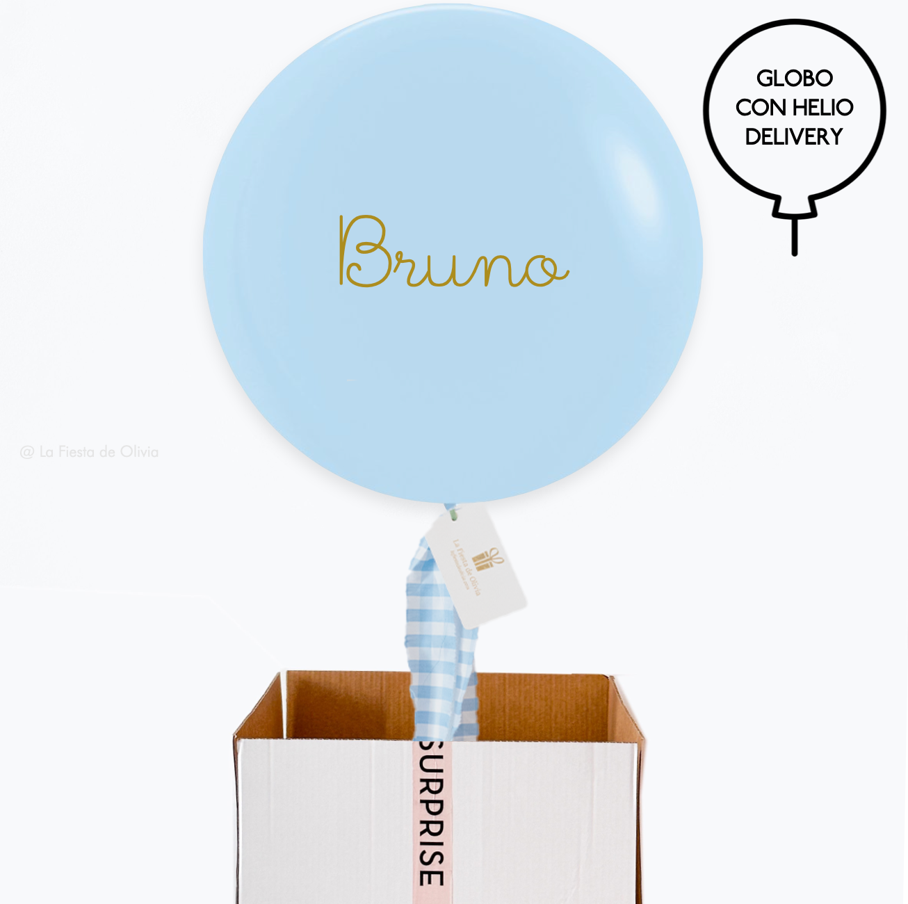 Balão inflado ICONIC PREMIUM Dust Blue