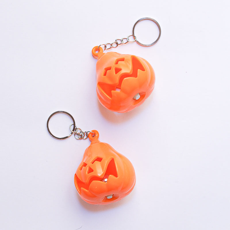 Llavero calabaza con luz Halloween