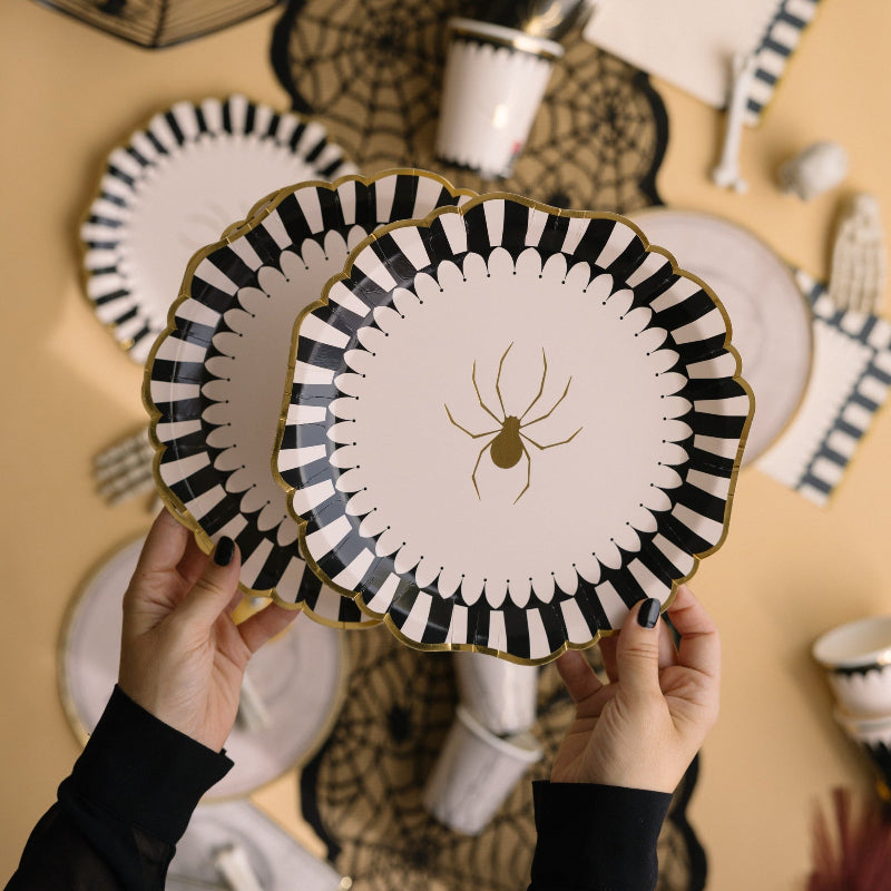 Chic spider plate / 6 pcs.