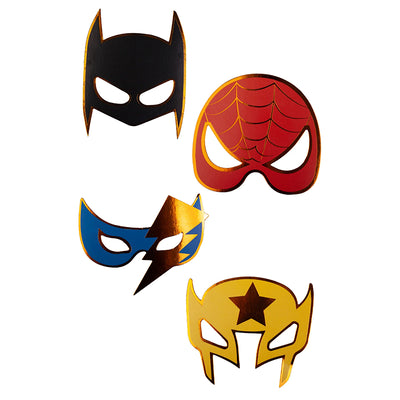 Máscaras de super-heróis / 8 unid.