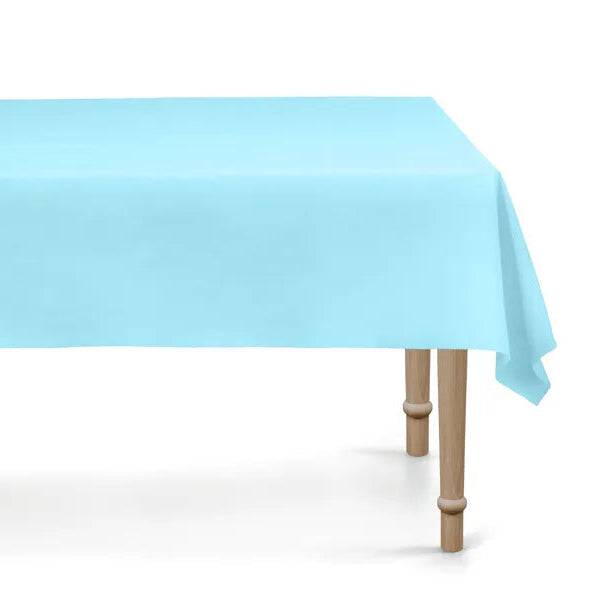 Mantel reutilizable plástico azul celeste basic