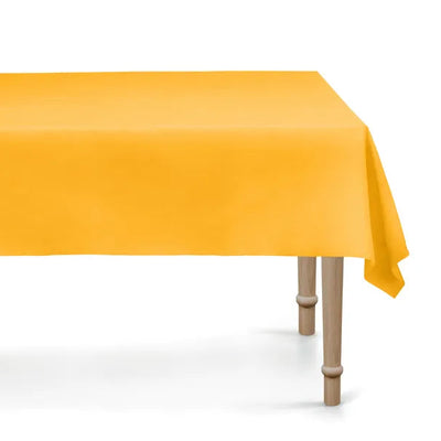 Mantel reutilizable plástico naranja claro basic
