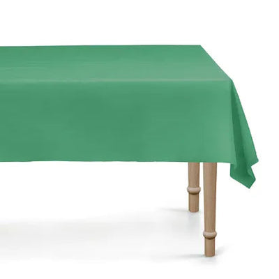 Mantel reutilizable plástico verde esmeralda basic