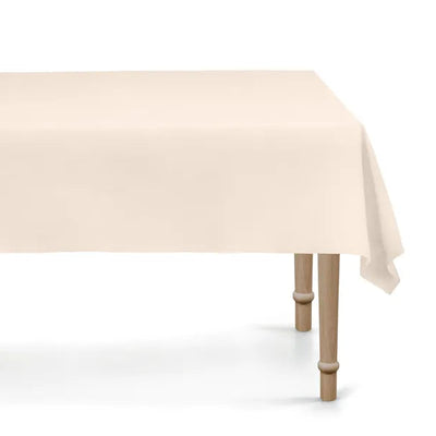 Mantel reutilizable plástico beige basic