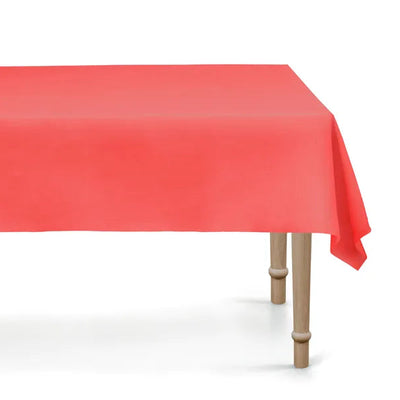 Mantel reutilizable plástico rojo basic