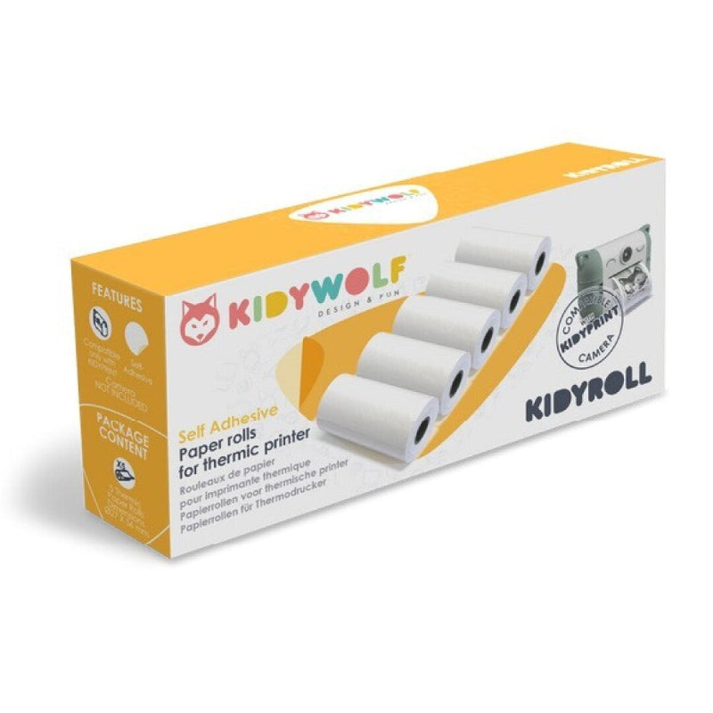 Papel autocolante para máquina fotográfica Kidiprint