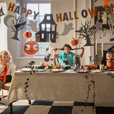 Garland set Happy Halloween vintage