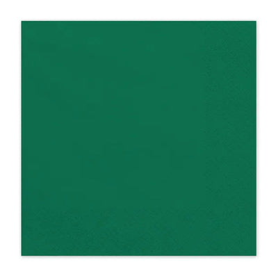 Guardanapos de papel verde escuro / 20 unidades.
