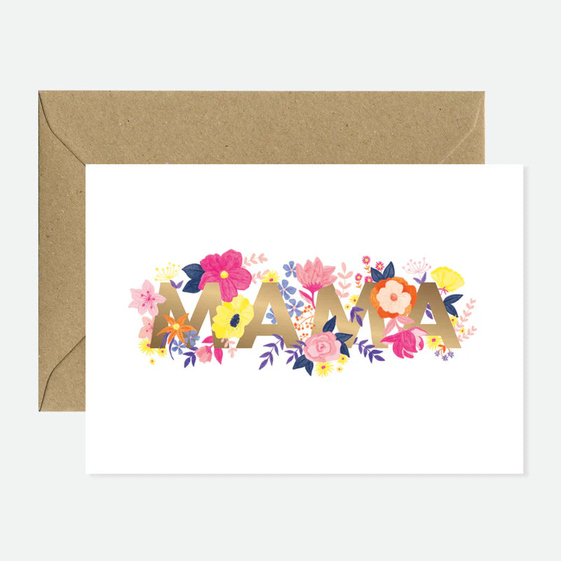 Tarjeta felicitación Mama Flowers