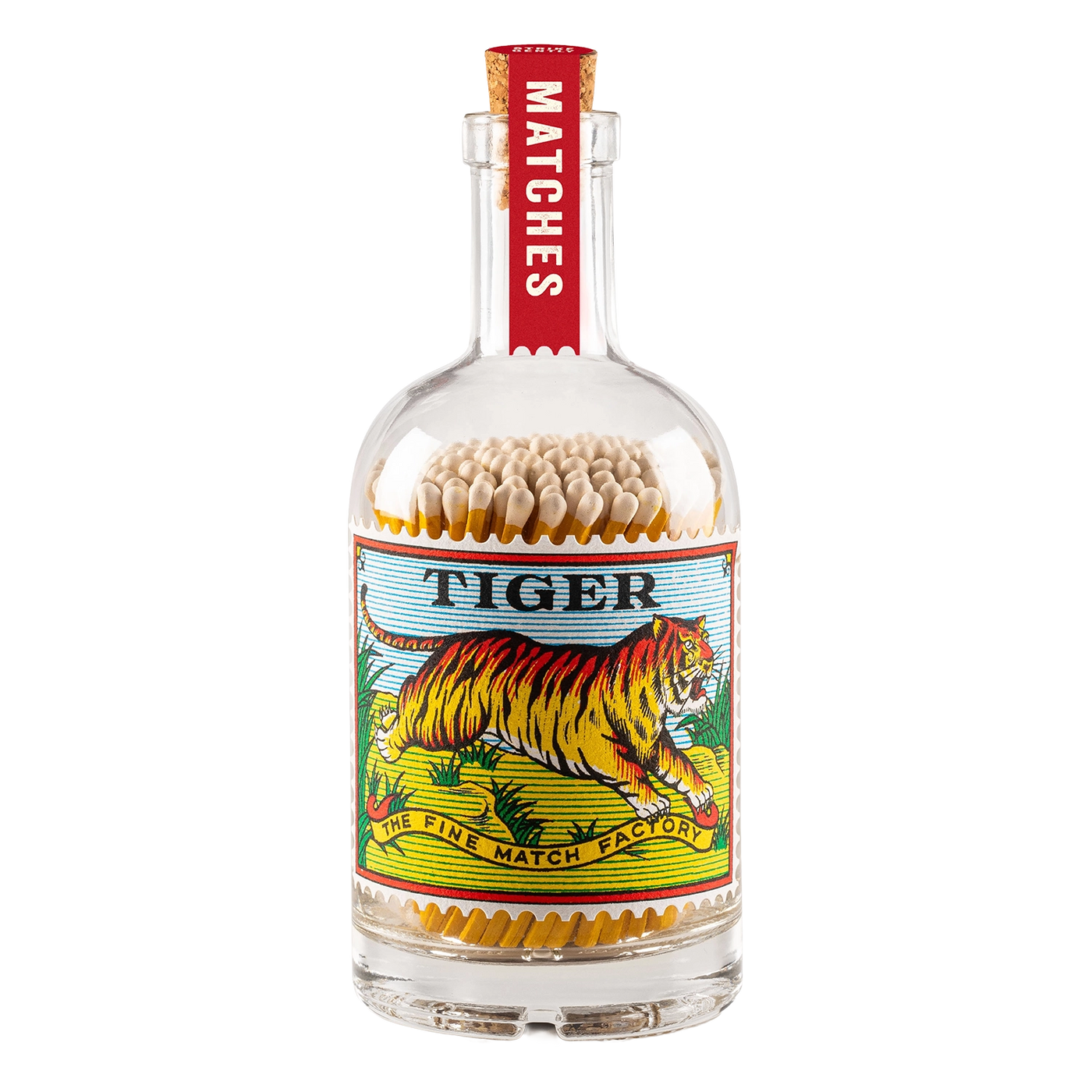 Caixa de fósforos Tiger longos
