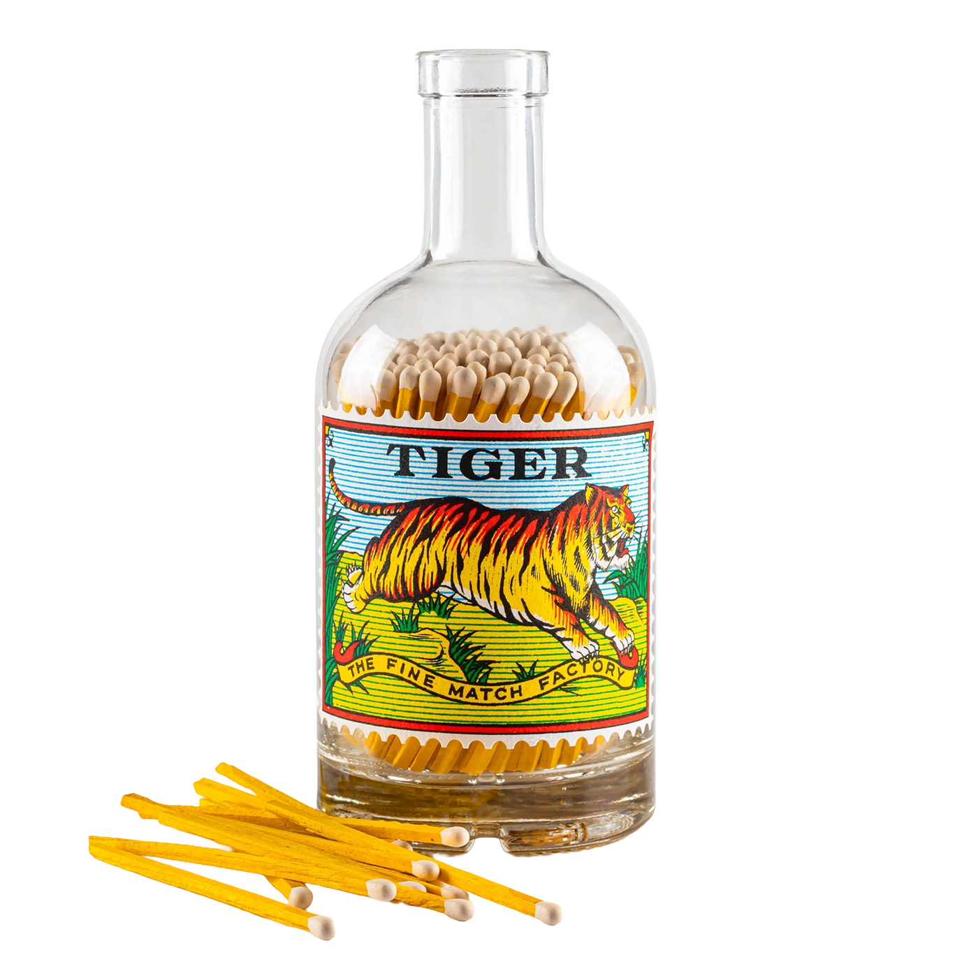 Caixa de fósforos Tiger longos