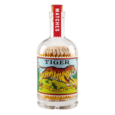 Caixa de fósforos Tiger longos