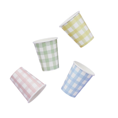 Vaso Vichy pastel / 8 uds.