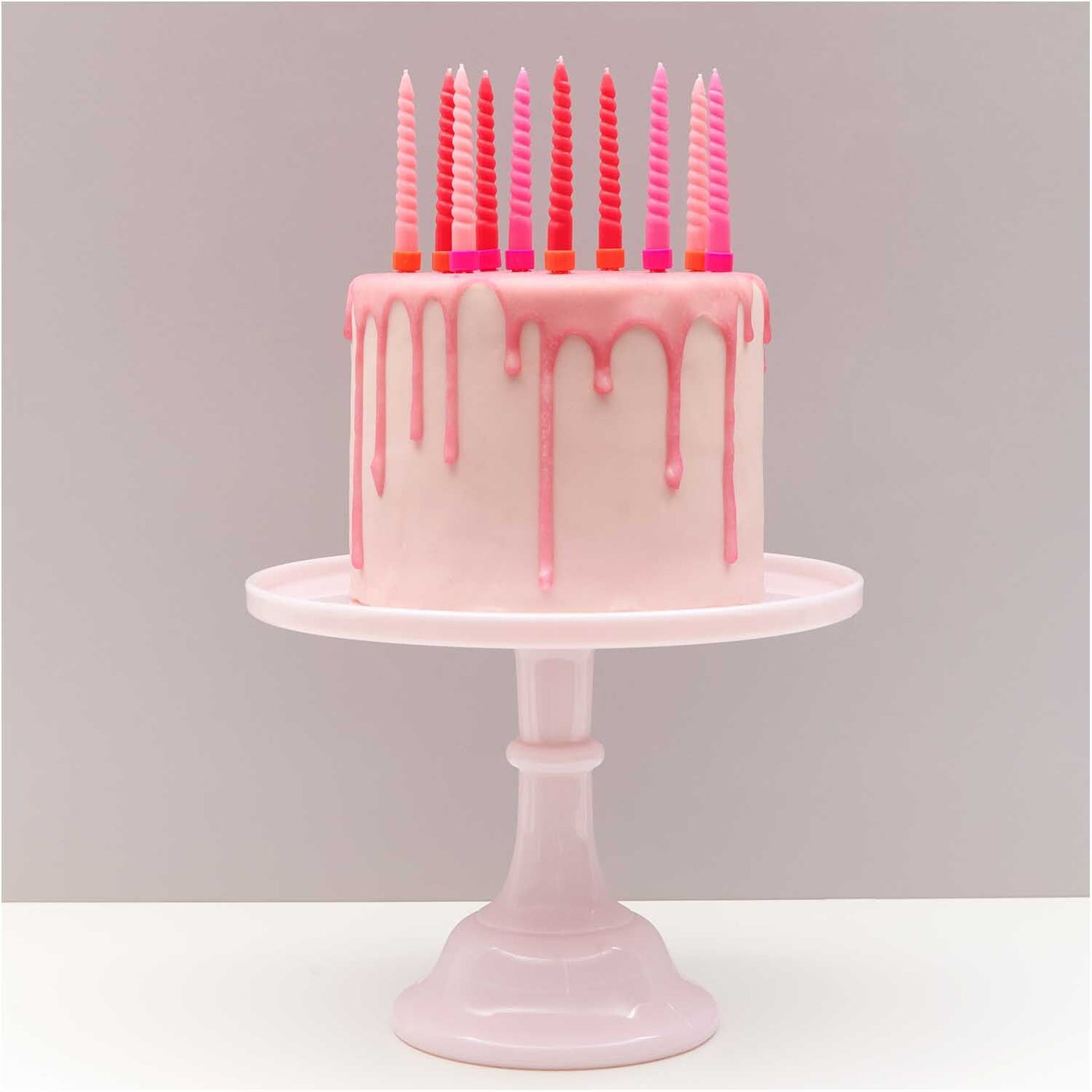 Mix velas espiral rosa