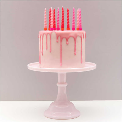 Mix velas espiral rosa