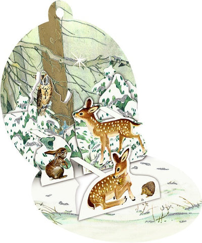 Tarjetas navideñas para colgar Bright Christmas Time