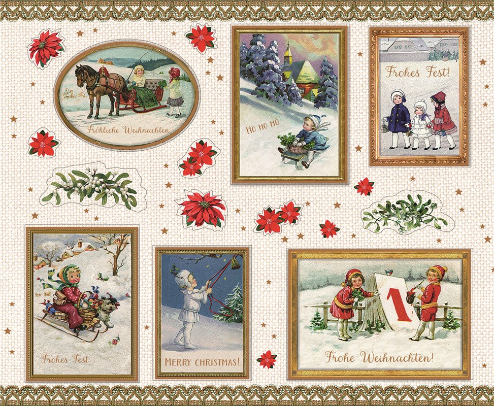 Libro de pegatinas B. Behr Festive Christmas