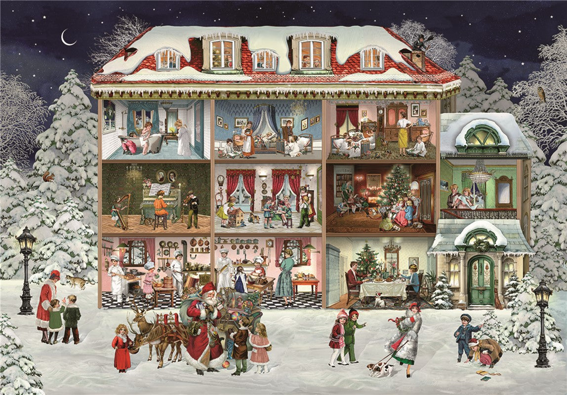 Calendario Adviento-Puzzle Nuestra Maravillosa Casa / 1000 pzs