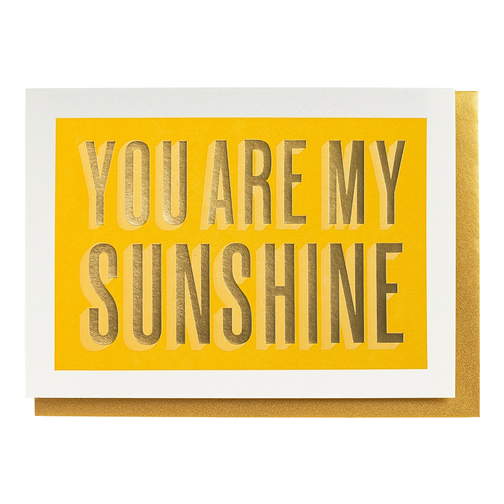 Cartão de felicitações Sunshine