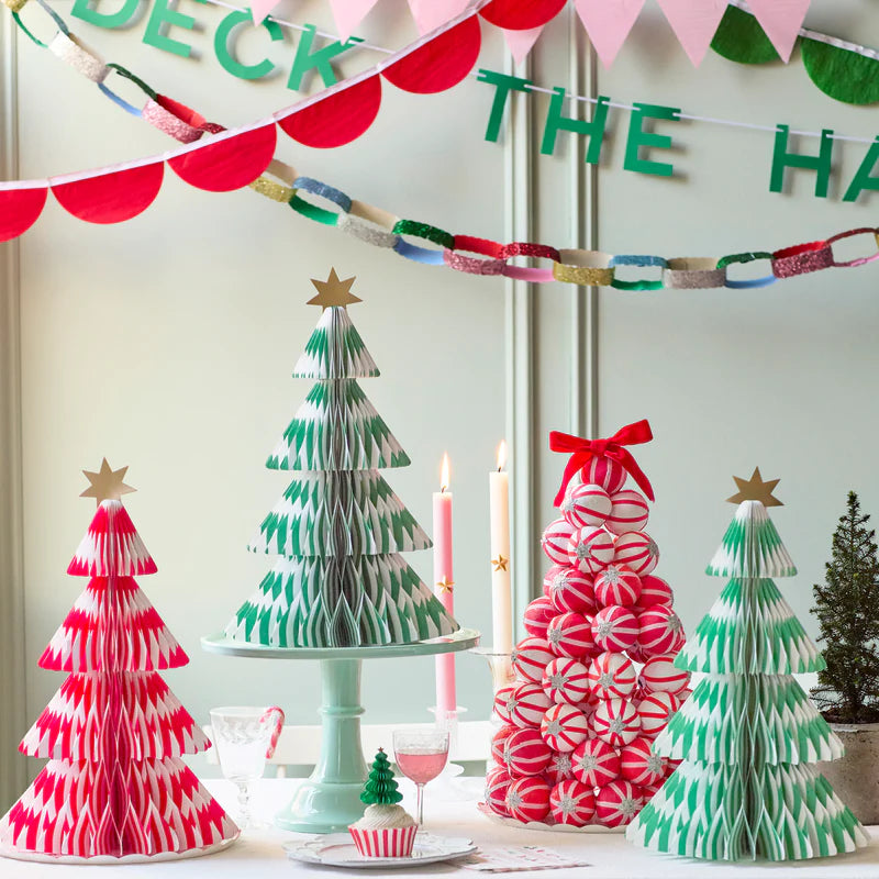 Árvores de Natal em papel