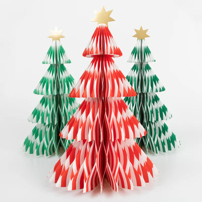 Árvores de Natal em papel
