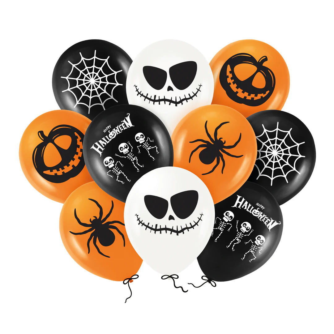 Mix globos ECO Happy Halloween / 10 uds.