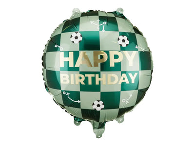 Globo foil fútbol Happy Birthday